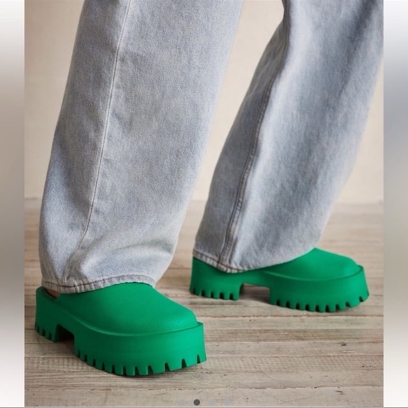 NWT Free People Bae Platform Mules - Picture 1 of 8